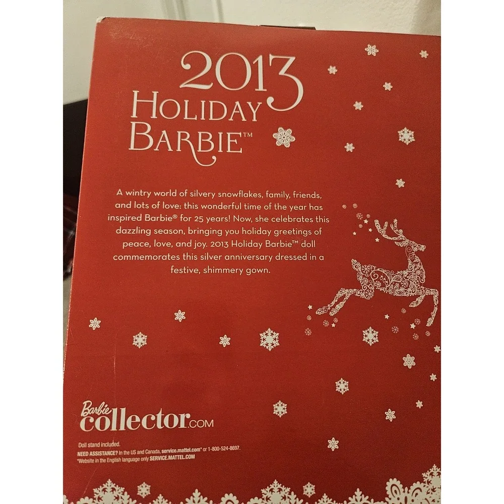 2013 Barbie Holiday Doll Mattel Never opened Vintage Collector